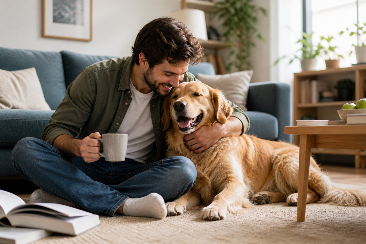 Dog and owner in harmony