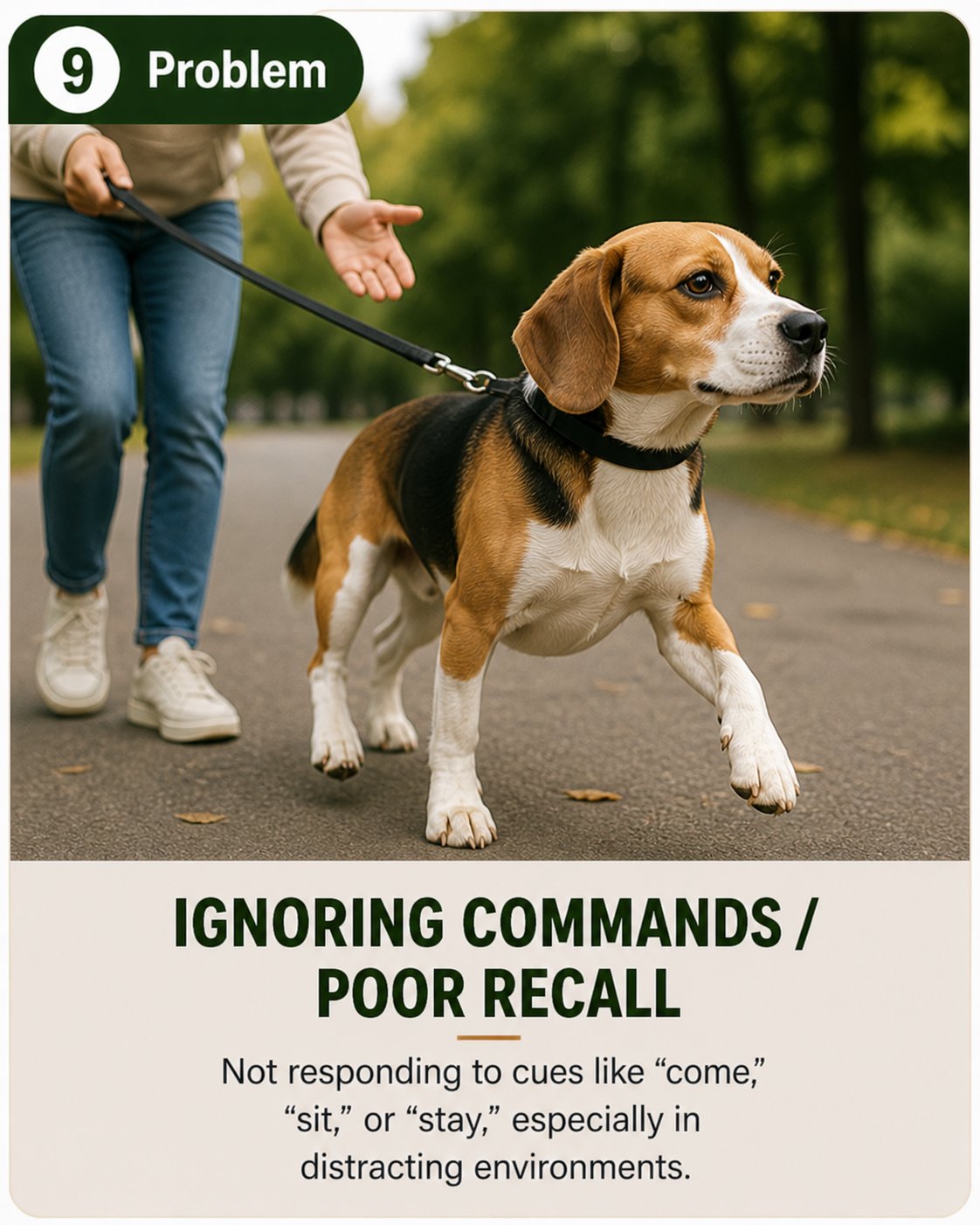Ignoring Commands / Poor Recall