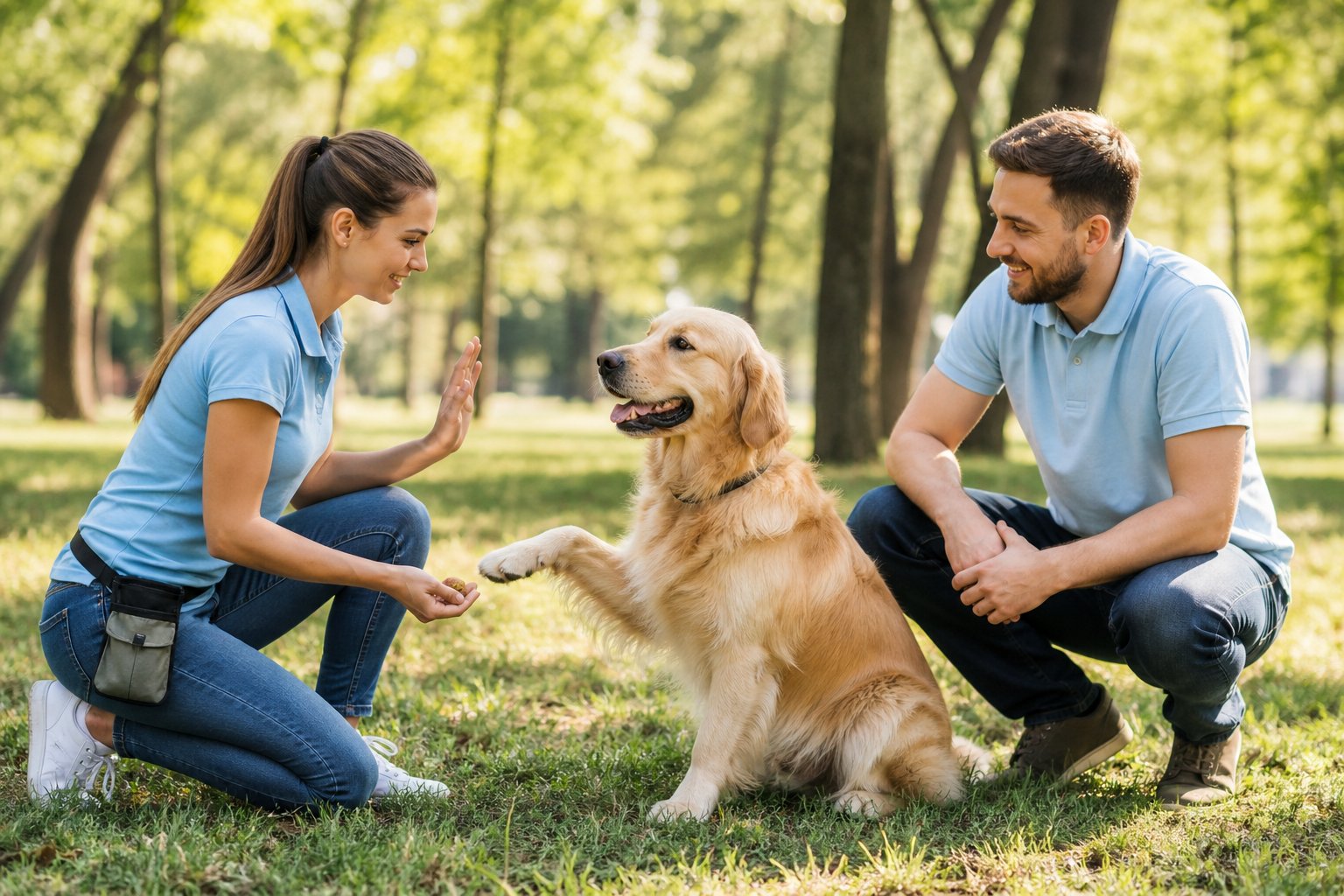 Our team of professional dog trainers